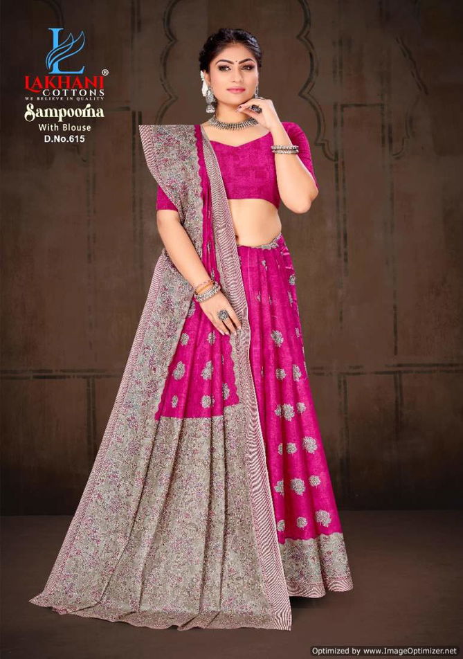 Sampoorna Vol 6 By Lakhani Cotton Printed Daily Wear Sarees Wholesale Market In Surat
